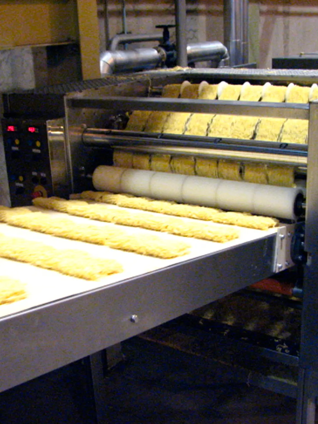 Linha automática para produção de massas alimentícias